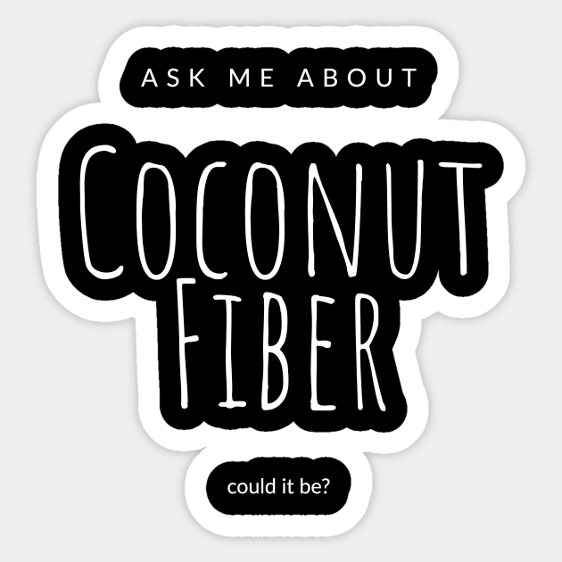 Found on Oak Island Coconut Fiber Sticker by OakIslandMystery